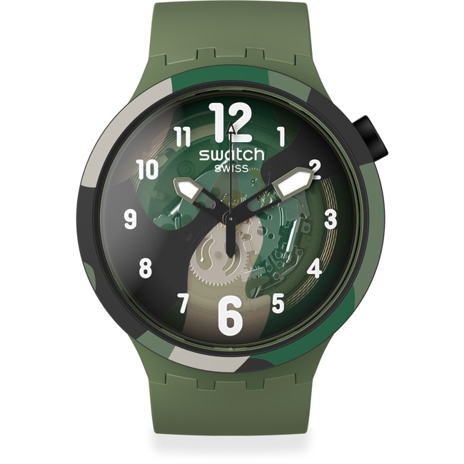 Swatch Big Bold Biosourced Look Right Thru Green Pay! - SB05G108-5300