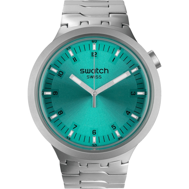 Swatch Big Bold Irony Aqua Shimmer - SB07S100G