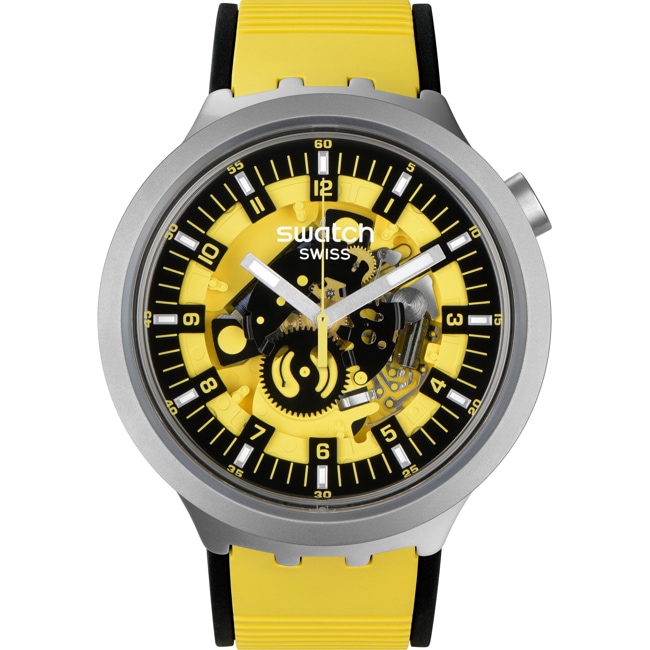 Swatch Big Bold Irony Lacquered Bolden Yellow - SB07S109