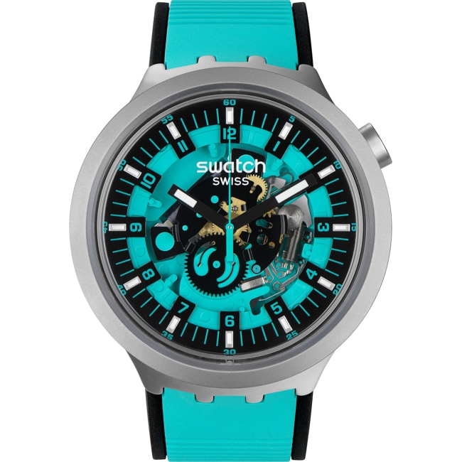 Swatch Big Bold Irony Lacquered Mint Trim - SB07S111