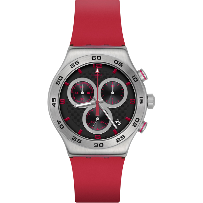 Swatch Irony Chrono Crimson Carbonic Red - YVS524