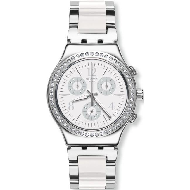 Swatch Irony Chrono Made in White - YCS119G