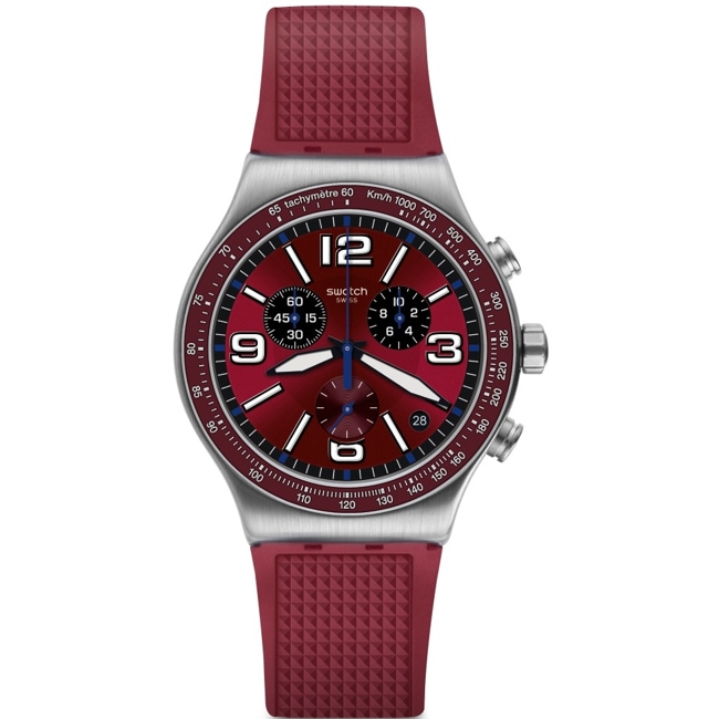 Swatch Irony Chrono Wine Grid Swatch Irony Chrono Wine Grid - YVS464