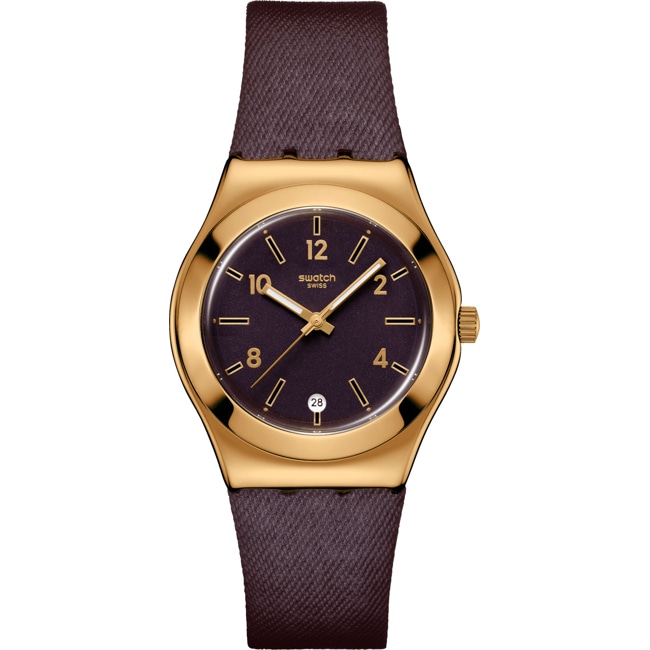 Swatch Irony Medium Heart of Burgundy - YLG413
