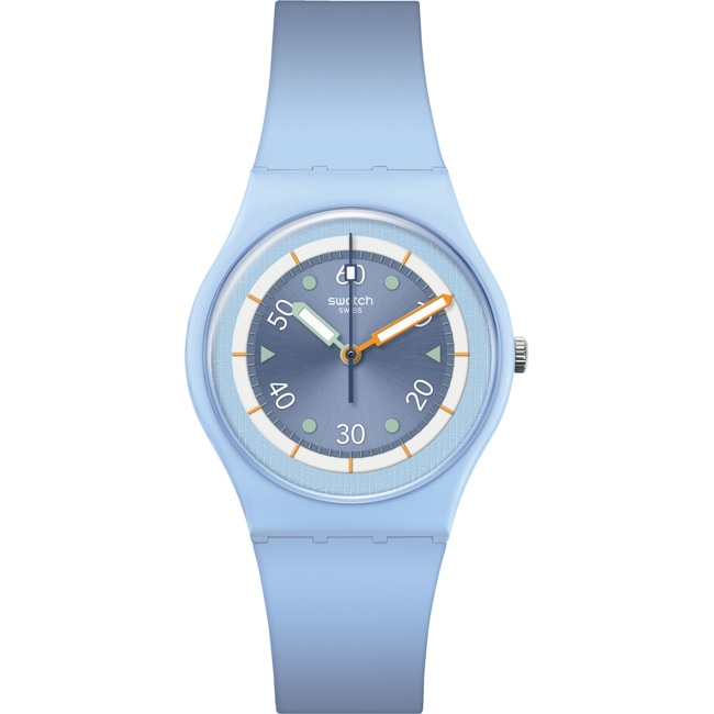 Swatch Original 34 Bioceramic Frozen Waterfall - SO31L100
