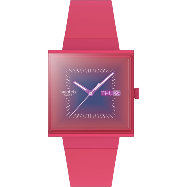 Swatch Original Bioceramic Squarely Berry - SO34R700