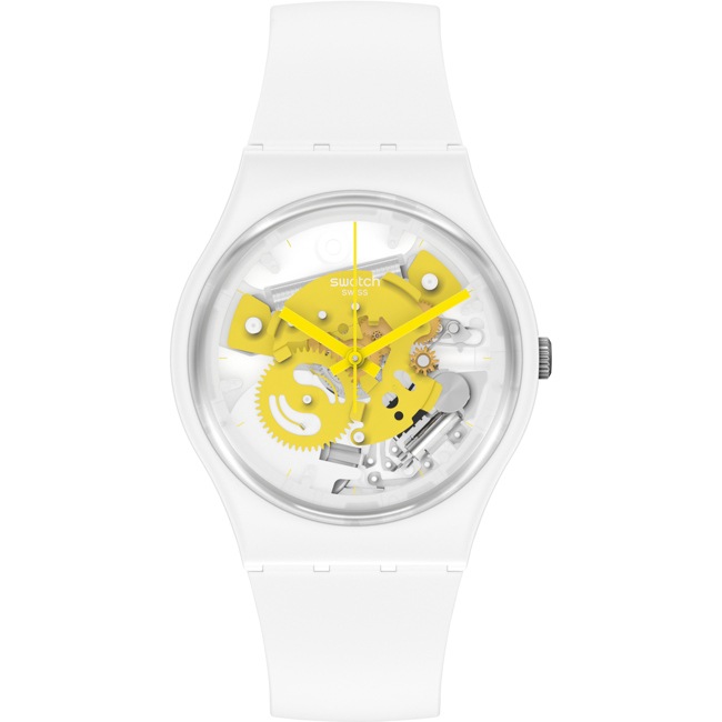 Swatch Original 34 Biosourced Time To Yellow Small - SO31W105