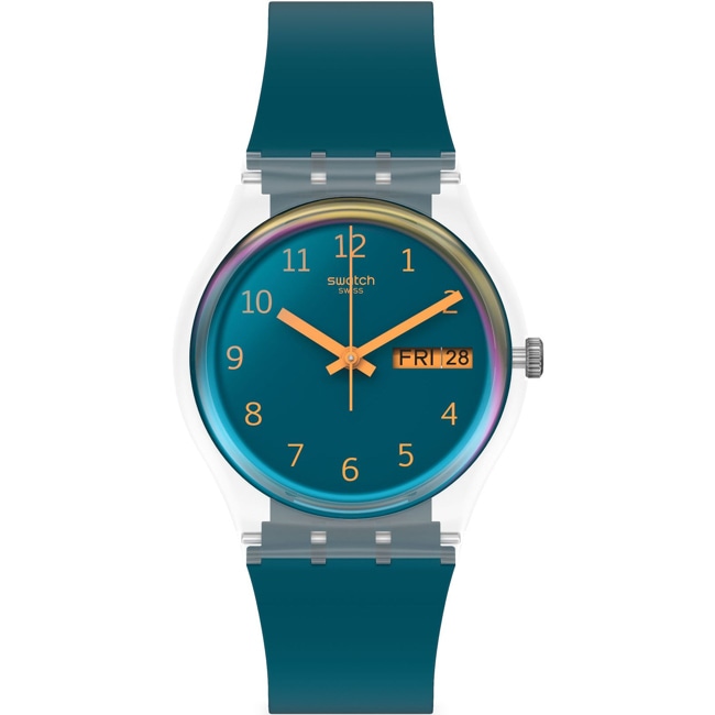 Swatch Original Blue Away Day Date SO28K700