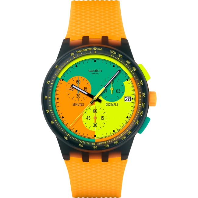 Swatch Original Chrono Neon Signal Flag - SUSB422