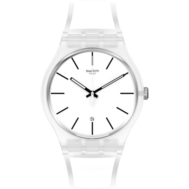 Swatch Original 41 Biosourced White Trip - SO29K401