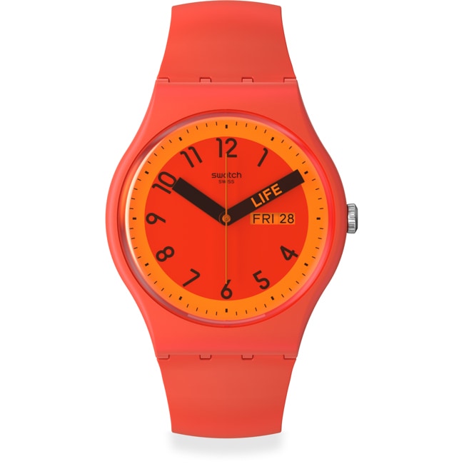 Swatch Original 41 Proudly Red Day Date - SO29R705