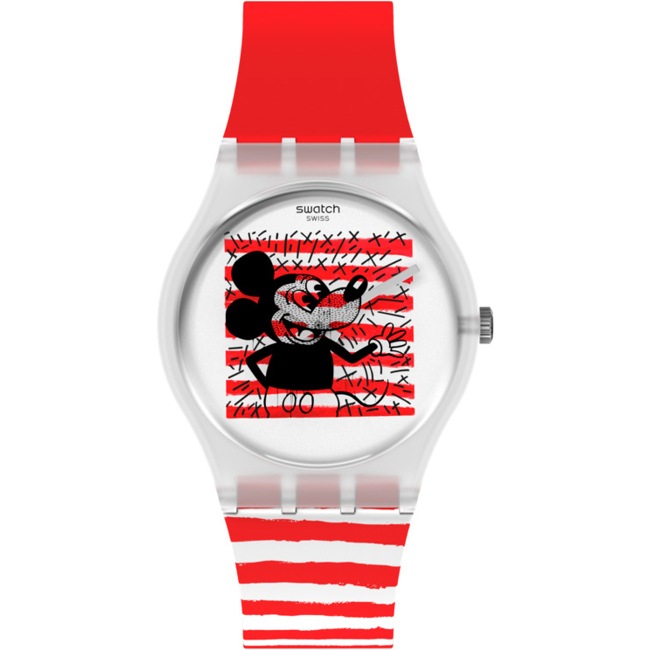 Swatch Original 34 Mouse Marinière Special Edition Swatch Original 34 Mouse Marinière Special Edition - GZ352