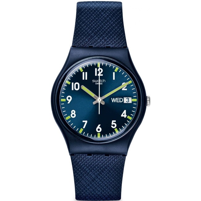 Swatch Original 34 Sir Blue Day Date - SO28N702