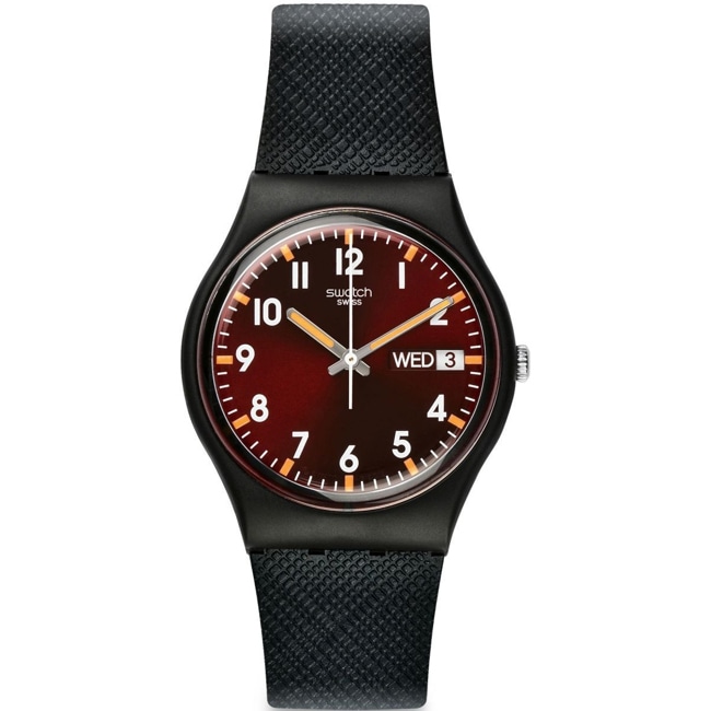 Swatch Original 34 Sir Red Day Date - GB753