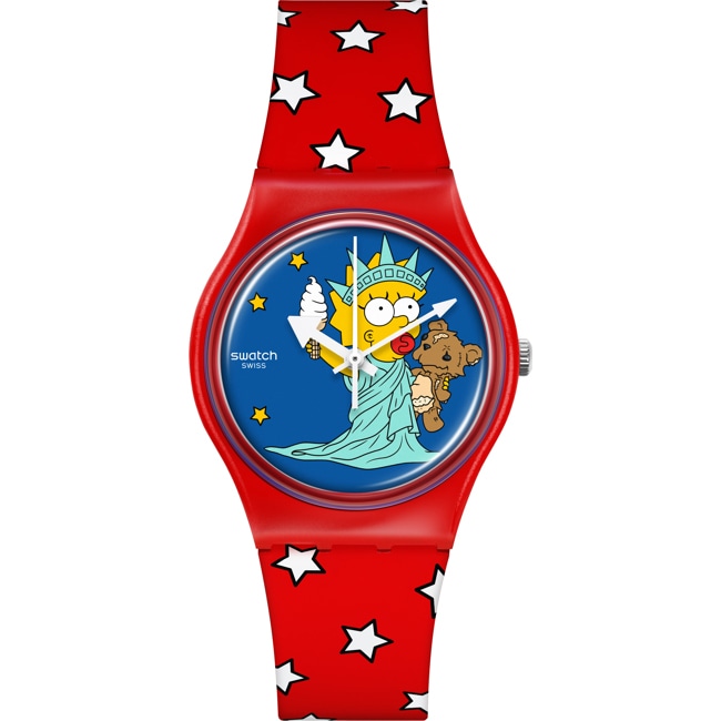 Swatch Original x The Simpsons Little Lady Liberty - SO28Z120