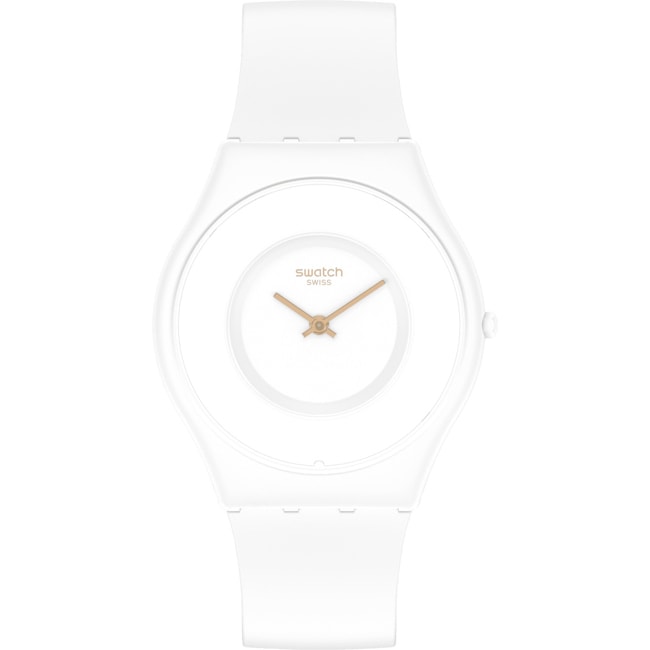 Swatch Skin Classic Bioceramic Tick Different Blanca - SS09W100