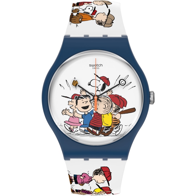 Swatch x Peanuts Gang First Base - SO29Z107