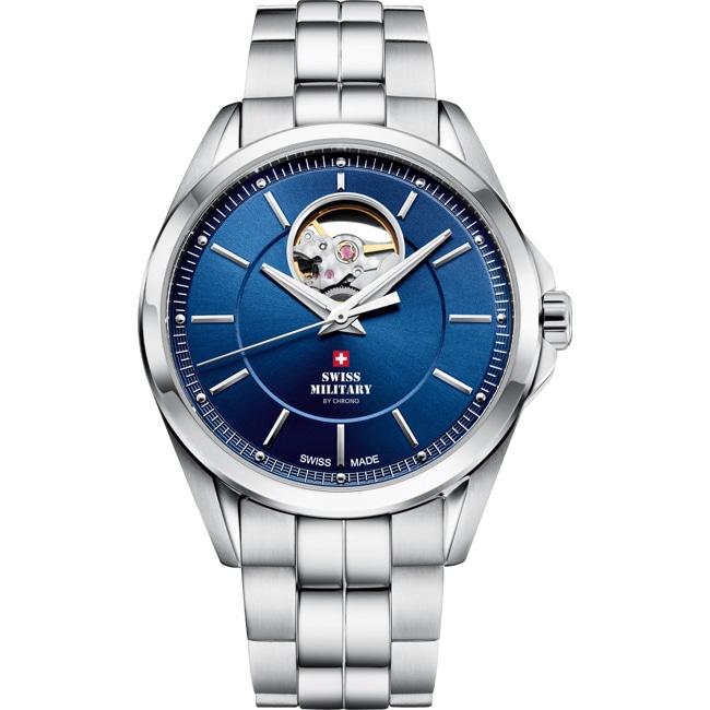 Swiss Military by Chrono Elegant Automatic Open Heart - SMA34085.23