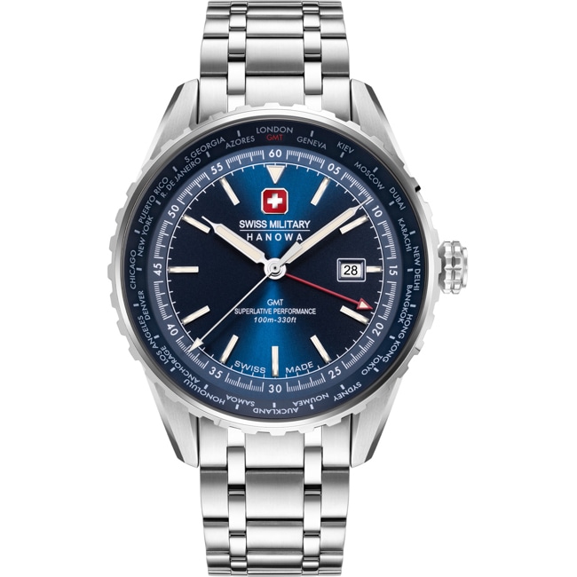 Swiss Military Hanowa Afterburn GMT Worldtimer - SMWGH0003204