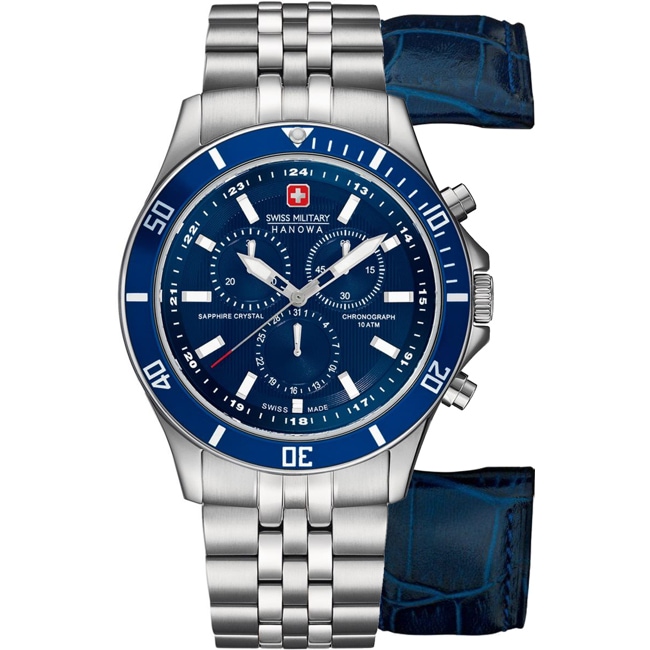 Swiss Military Hanowa Flagship Chronograph Set - 06-5183.7.04.003SET