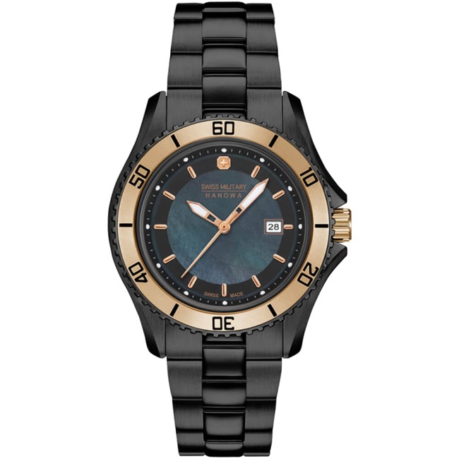 Swiss Military Hanowa Nautila Pearl Lady Schwarz - 06-7296.7.13.007