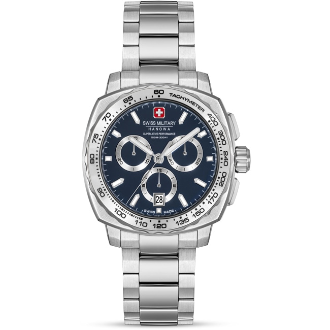Swiss Military Hanowa Speedwell Chronograph Silvery / Blue Swiss Military Hanowa Speedwell Chronograph Silvery / Blue - SMWGI0006803