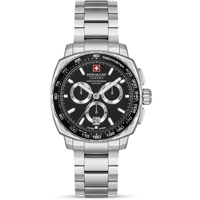 Swiss Military Hanowa Speedwell Chronograph Silvery / Black Swiss Military Hanowa Speedwell Chronograph Silvery / Black - SMWGI0006802