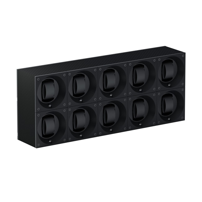 SwissKubik Masterbox Carbon - 10 Uhren - SK10.CF001