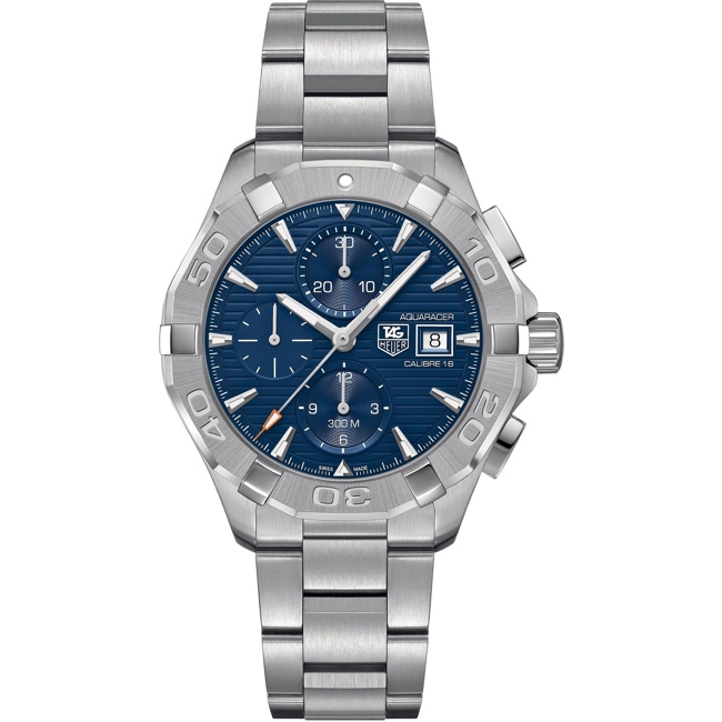 Tag heuer aquaracer chronograph blue store