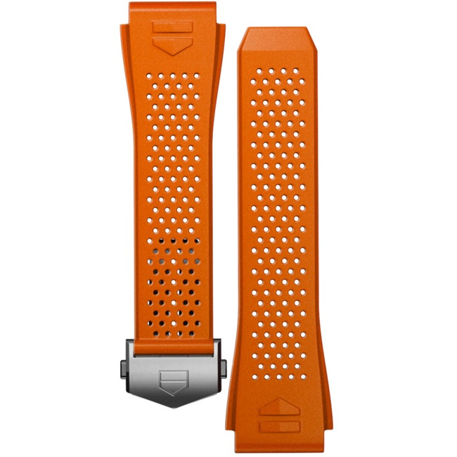 TAG Heuer Connected 2020 Uhrenarmband Kautschuk Orange - BT6231