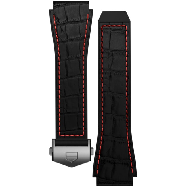 TAG Heuer Connected 2020 Uhrenarmband Kautschuk Schwarz  - BT6234