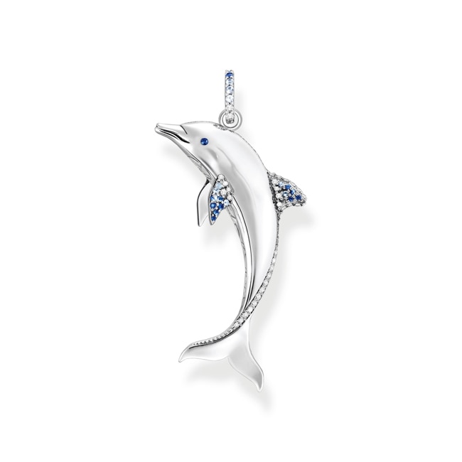 Thomas Sabo pendant dolphin with blue stones - PE932-644-1