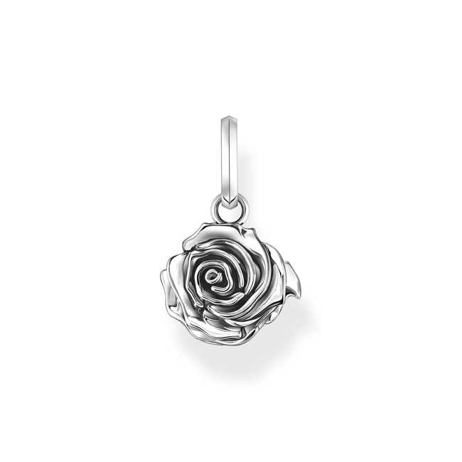 Thomas Sabo Anhänger Midnight Rose Silber - PE982-637-21