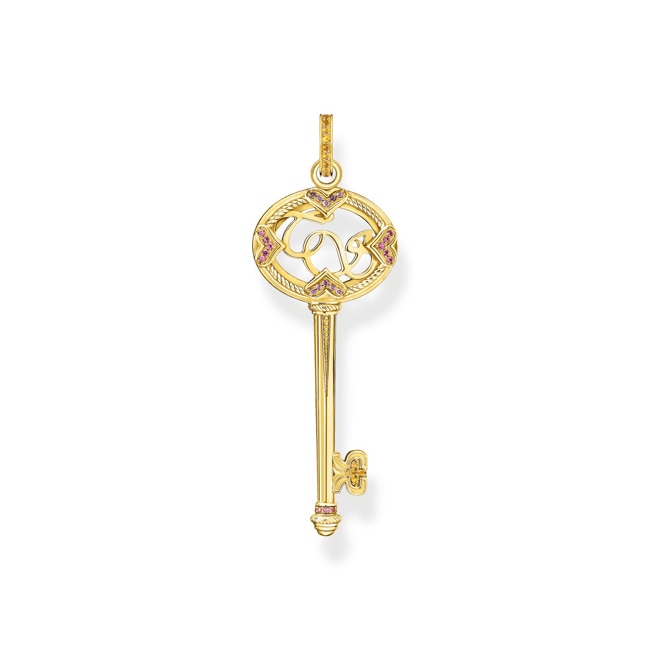 Thomas Sabo Apple & Snake Pendentif clé or Thomas Sabo Apple & Snake Pendentif clé or - PE895-973-7
