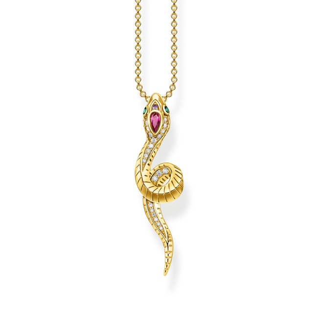 Thomas Sabo Apple & Snake Kette Schlange gold - KE1992-488-7-L45V