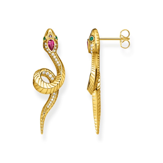 Thomas Sabo Apple & Snake Boucles d'oreilles serpent argent - H2124-488-7