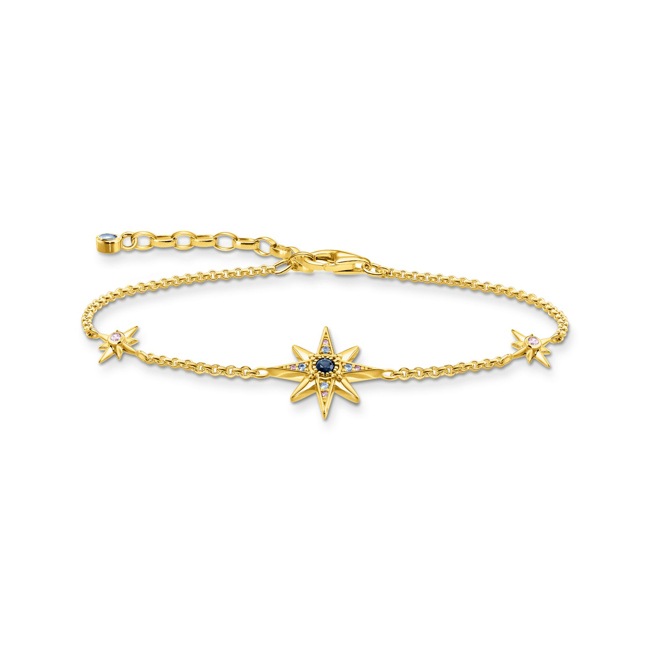 Thomas Sabo Armband Royalty Stern mit Steine gold - A2037-959-7-L19V