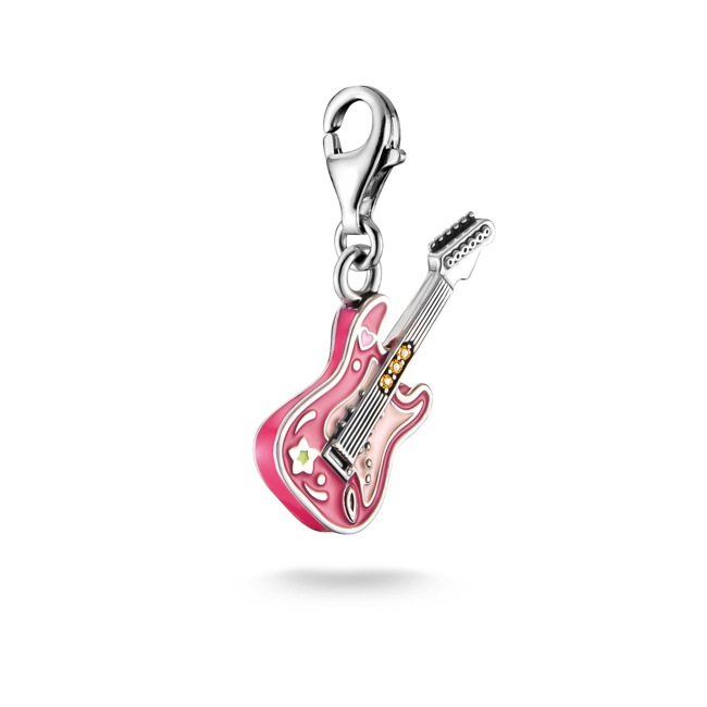 Thomas Sabo As We Are Charm-Anhänger E-Gitarre Silber - 2220-691-7