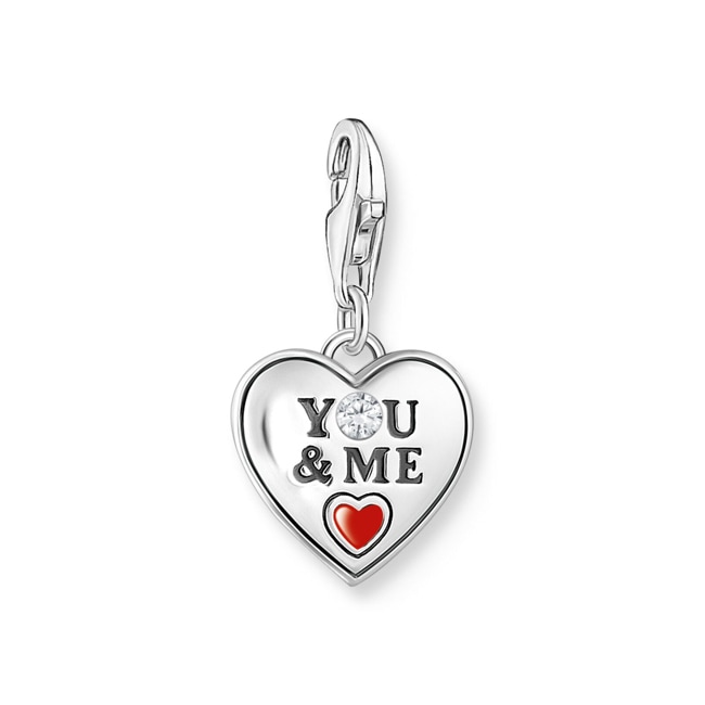 Thomas Sabo As We Love Charm-Anhänger YOU & ME Silber - 2206-691-7