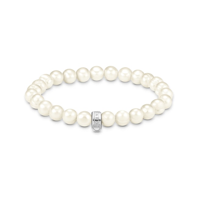 Thomas Sabo As We Love Charm bracelet with freshwater cultured pearls - X0293-082-14