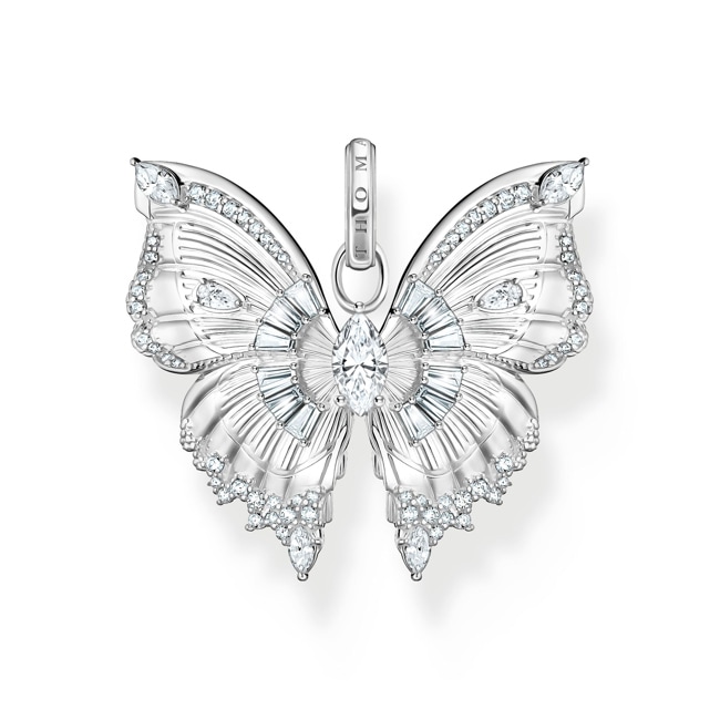 Thomas Sabo Blooming Skies Anhänger Schmetterling Butterfly Paradise mit Steinen Silber Thomas Sabo Blooming Skies Anhänger Schmetterling Butterfly Paradise mit Steinen Silber - PE984-051-14