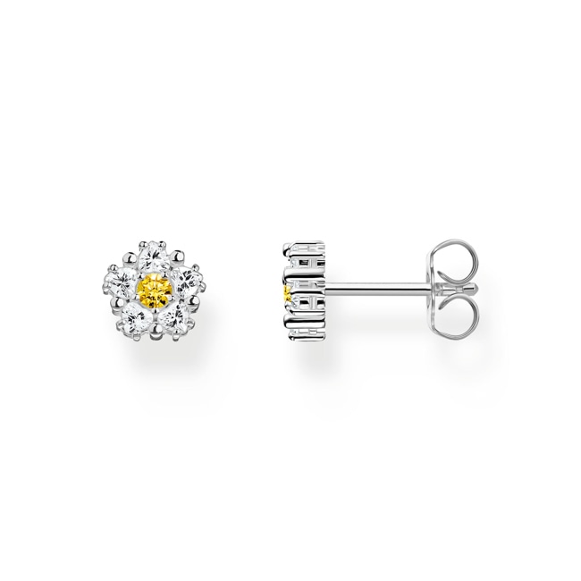 Thomas Sabo Blooming Skies Clous d'oreilles fleur Lovely Daisy petit argent - H2297-051-4