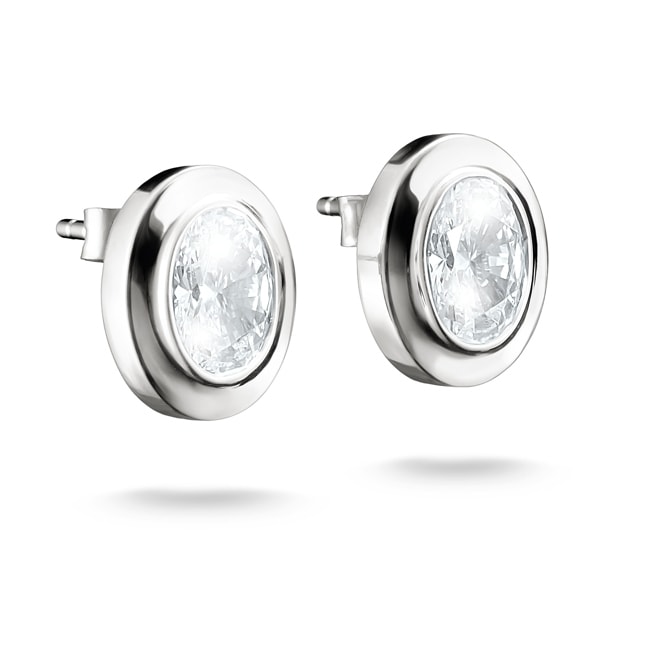 Thomas Sabo Bold Elegance Clous d’oreilles zirconiums ovales argent - H2342-051-14