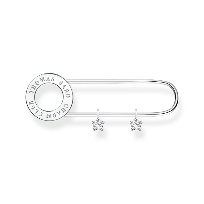 Thomas Sabo Broche pierres blanches argent - X0279-225-14