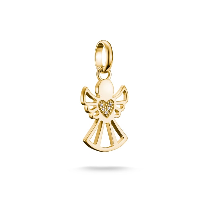 Thomas Sabo Pendentif Charm protecteur de l’amour Connect plaqué or - CC1242-414-14