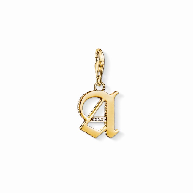 Thomas Sabo Charm-Anhänger Buchstabe A Gold - 1607-414-39