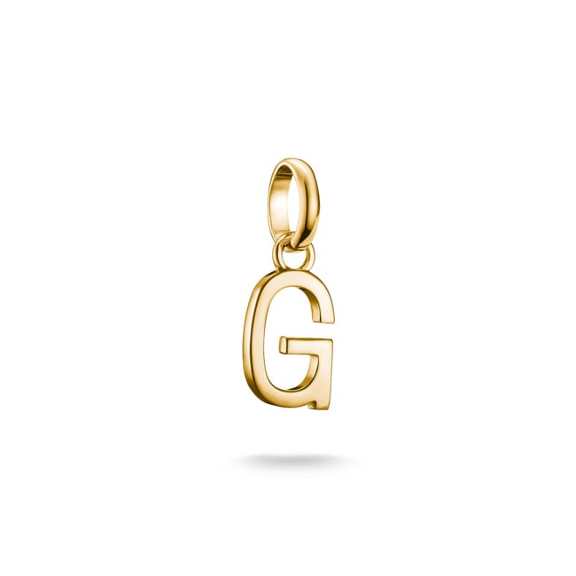 Thomas Sabo Charm pendant letter G Connect gold-plated - CC1213-413-39