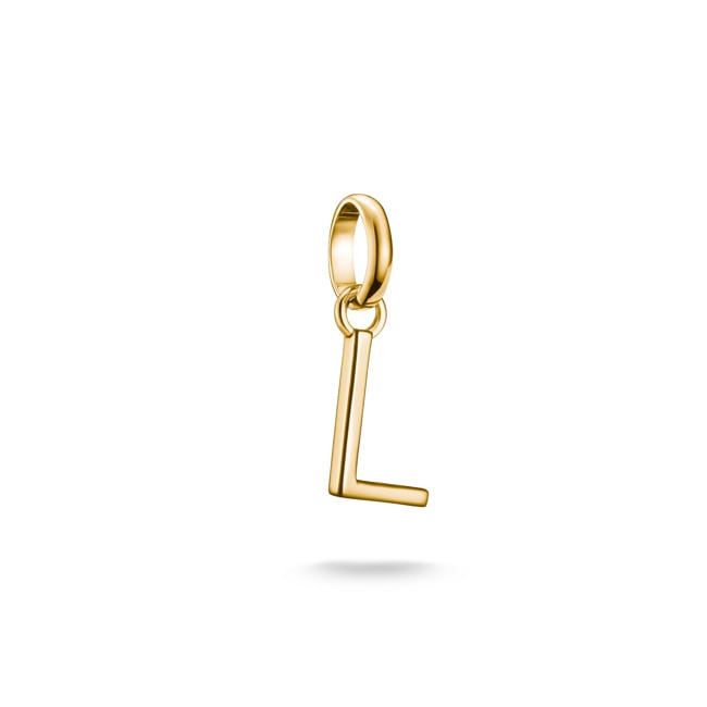Thomas Sabo Charm-Anhänger Buchstabe L Connect vergoldet - CC1218-413-39