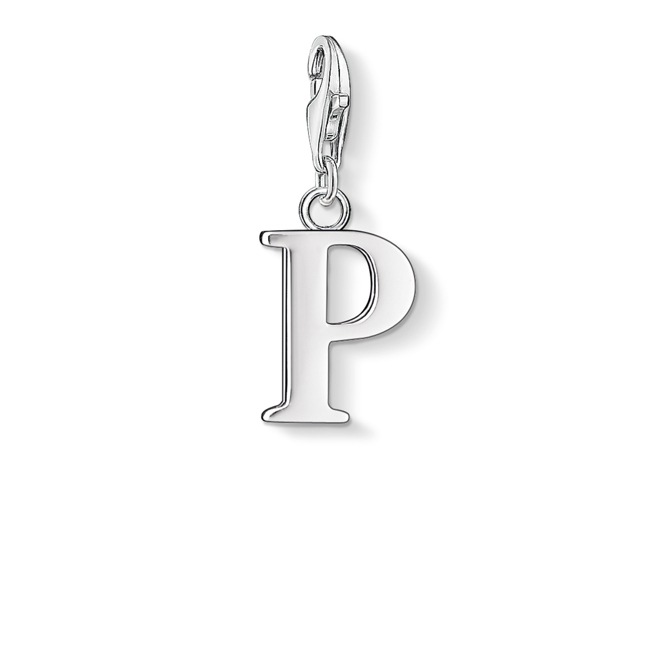 Thomas Sabo Pendentif Charm Lettre P - 0190-001-12