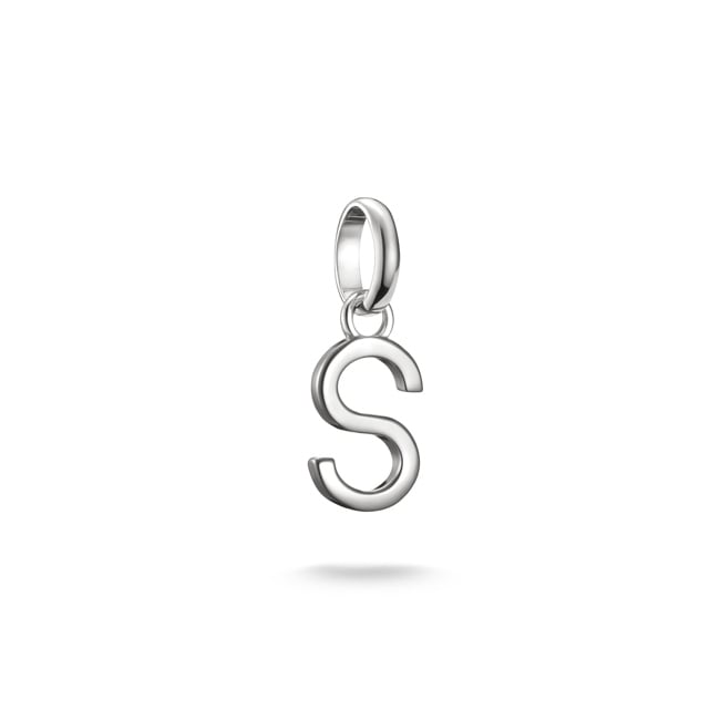 Thomas Sabo Pendentif Charm lettre S Connect Argent - CC1225-001-21
